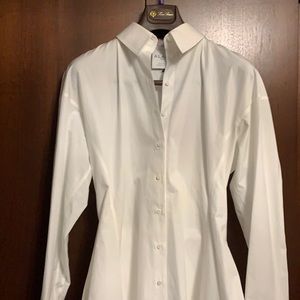 Alaia White Shirt Dress Size Medium